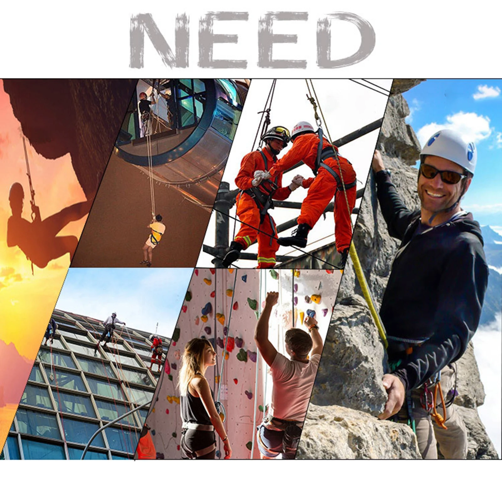 Professional Thicken Safety Tree Rock Climbing Harness Gear Half Body Wider Seat Belt Repelling Roof Safeguard Training