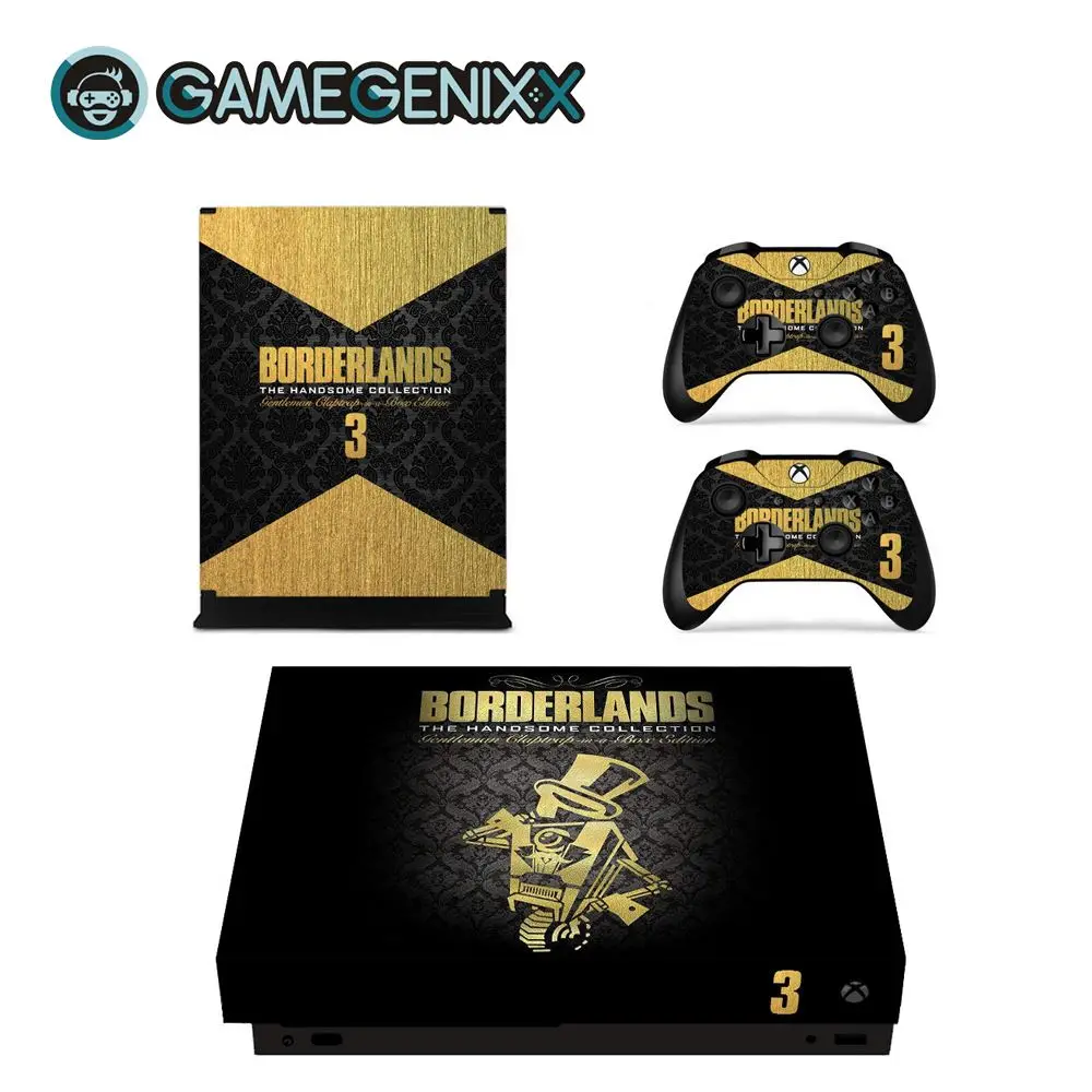 Borderlands 3 GAMEGENIXX виток винилопласта с наклейкой для консоли Xbox One X и 2 контроллера-borderland 3 - Цвет: Borderlands 3