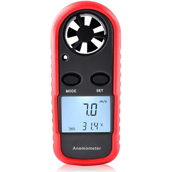 

GM816 Digital Anemometer Thermometer Handheld Mini High Accuracy Wind Speed Meter for Measuring Wind Speed Temperature