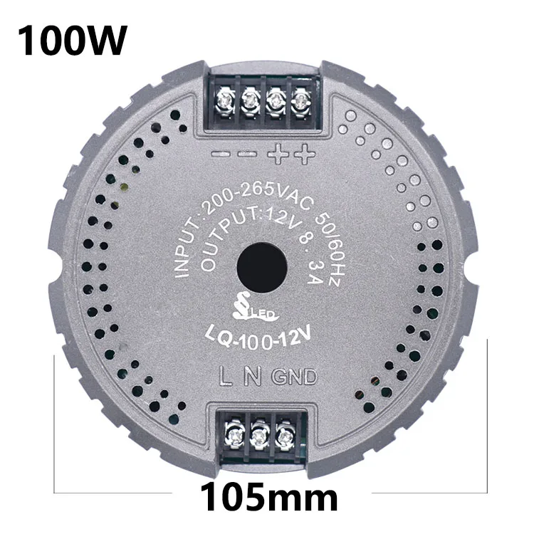 Светодиодный драйвер AC220V в DC12V 5a 8A 12a светильник s 60 Вт 100 Вт 150 Вт круглый светодиодный источник питания 12 В светильник трансформаторы для светодиодной ленты