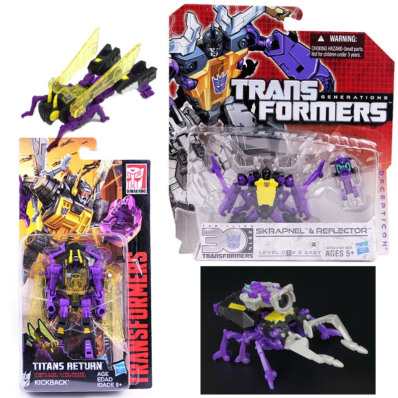 Hasbro Transformers Commander IDW Skrapnel Reflect Chop Shop механическая машина насекомые фигурки