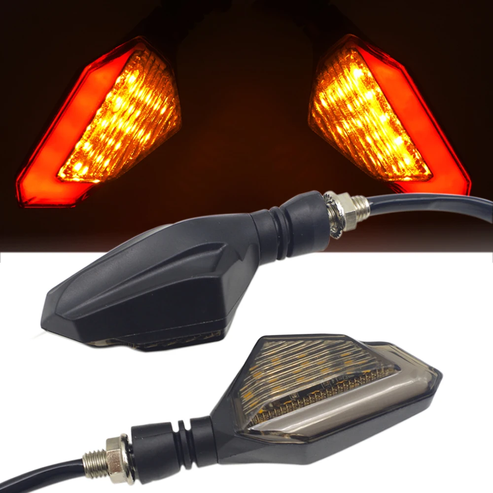 

FOR yamaha xvs 650 vtr1000f suzuki dr 650 Motorcycle Accessories Turn Signal Lights Indicator led Blinker Amber Flasher Light