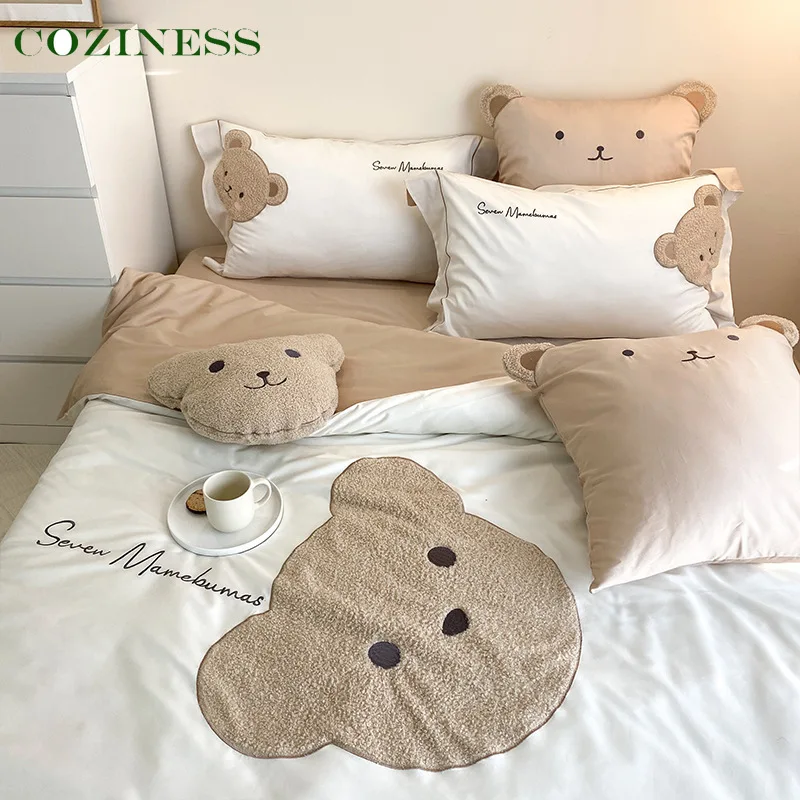 Комплект постельного белья COZINESS для новорожденных хлопок текстиль мягкое