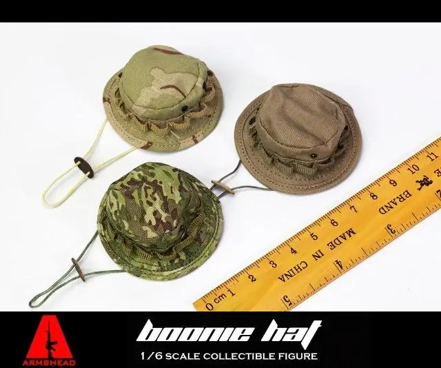 1/6 шляпа мужская коричневая камуфляжная зеленая Бенни с круглыми шляпками шляпа аксессуары для 12 дюймов фигурка