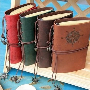 

New Replaceable Traveler Notepad book Leather Cover Blank Notebook Journal Diary Diary Book NoteBook Vintage Pirate Note Book