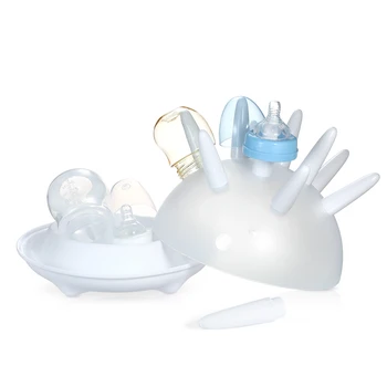 

Premium Quality Baby Bottle Drying Rack Eco-friendly PP material Feeding Bottles Dryer for cups, straws, teether, nipples White
