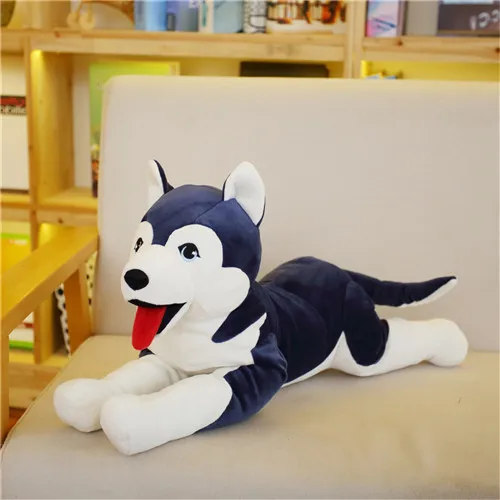 Fancytrader 59`` Giant Plush Husky Toy Stuffed Animal Dog Doll Hugging Pillow Kid Gift Home Deco X`mas Gift 150cm 2 Colors (5)