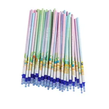 20 шт./партия, волшебные стираемые ручки, заправки 0,5 мм, Мультяшные стираемые гелевые ручки, сменные стержни для школы, офиса, канцелярские принадлежности, 13 см