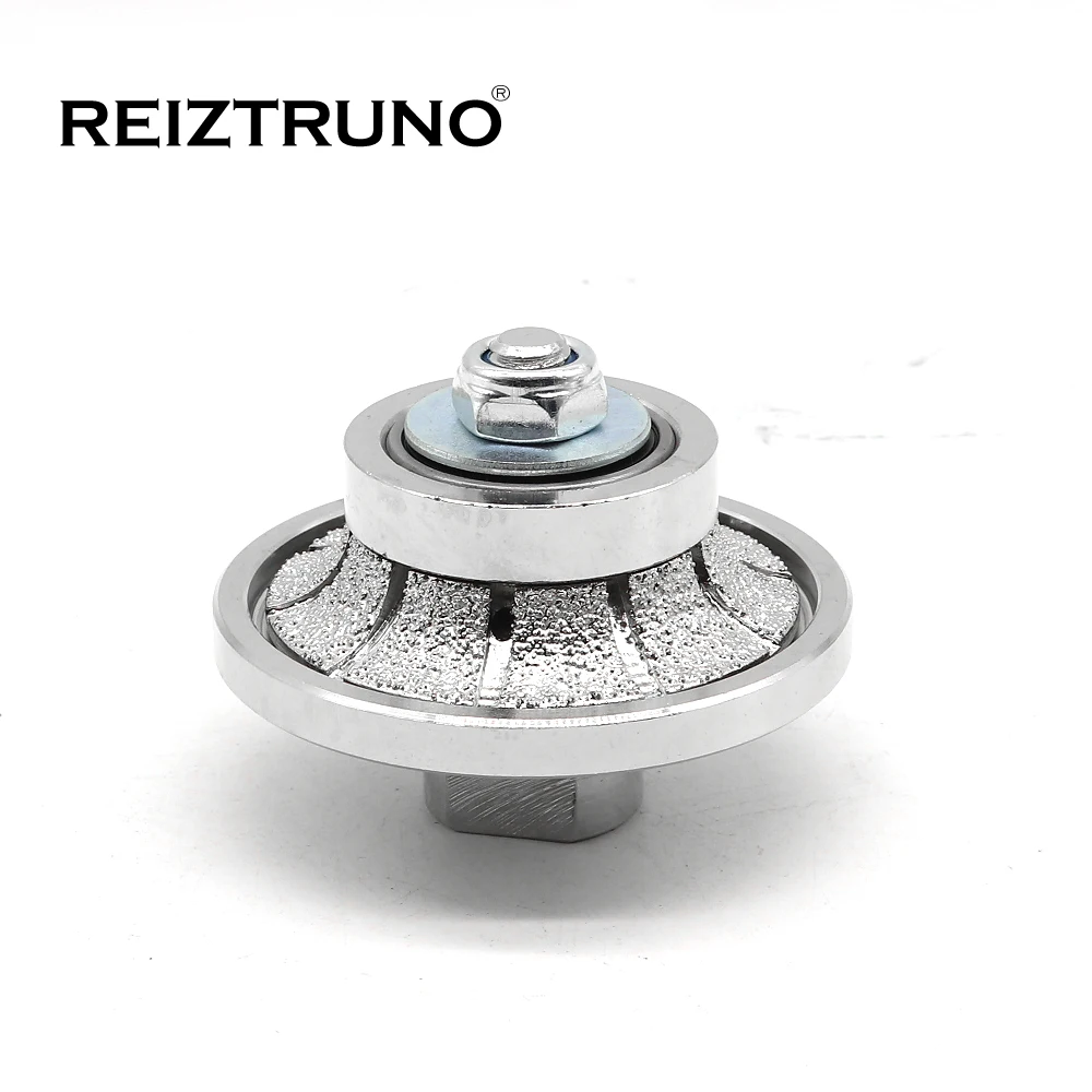 

Reiztruno B10 (3/8 inch) Radius vacuum brazed diamond hand profilers / hand router bits For routing granite and marble,D65mm,1pc