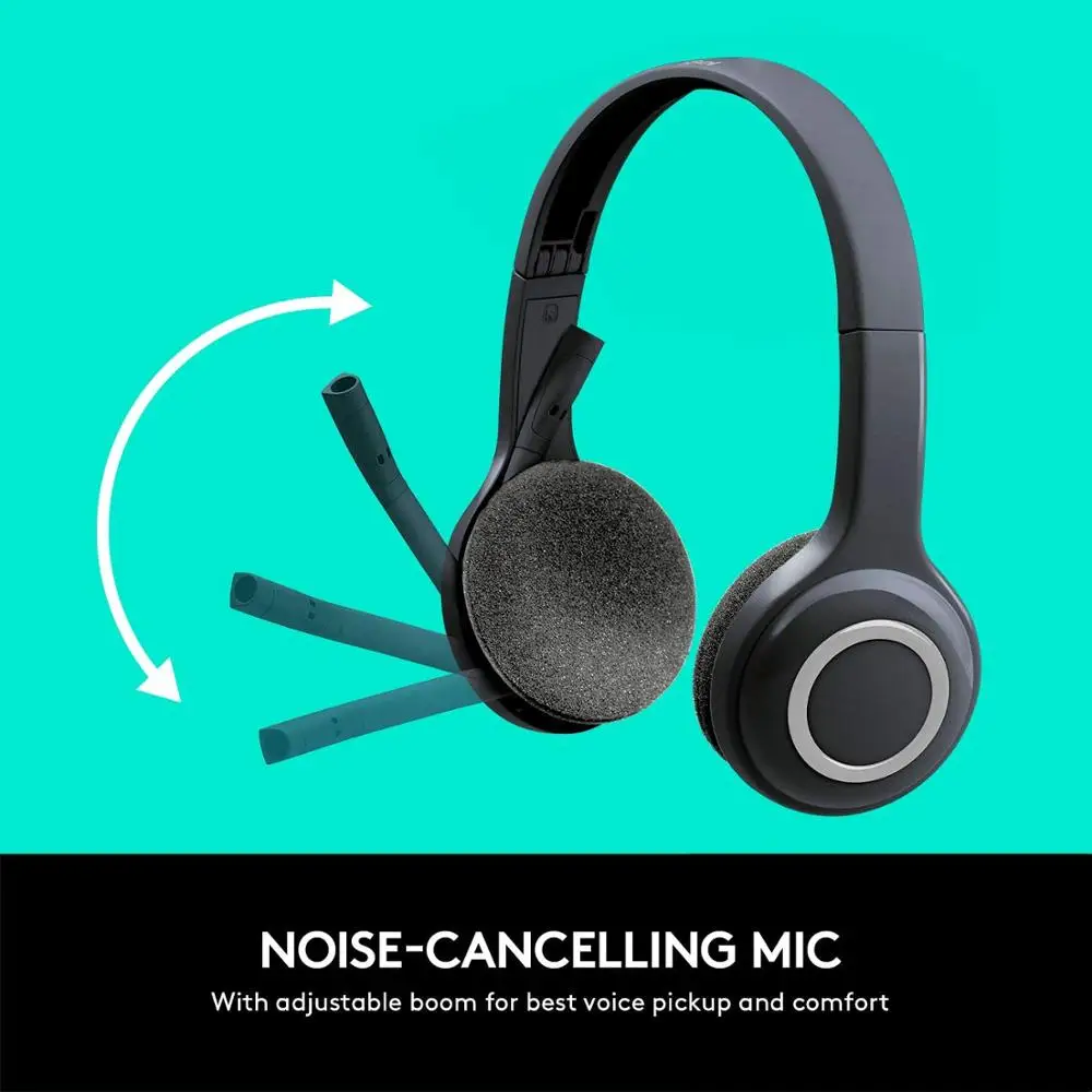 Logitech Over The Head Wireless Headset H600