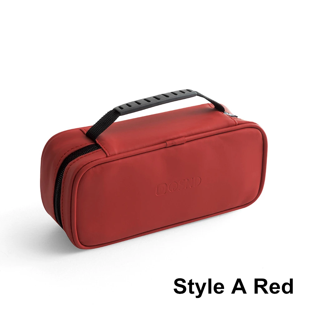 Супер Чехол-карандаш, модный дизайн, Большая вместительная сумка для ручек, съемная сумка для ручек, школьный косметический чехол, сумка для стирки - Цвет: Stlye  A  red