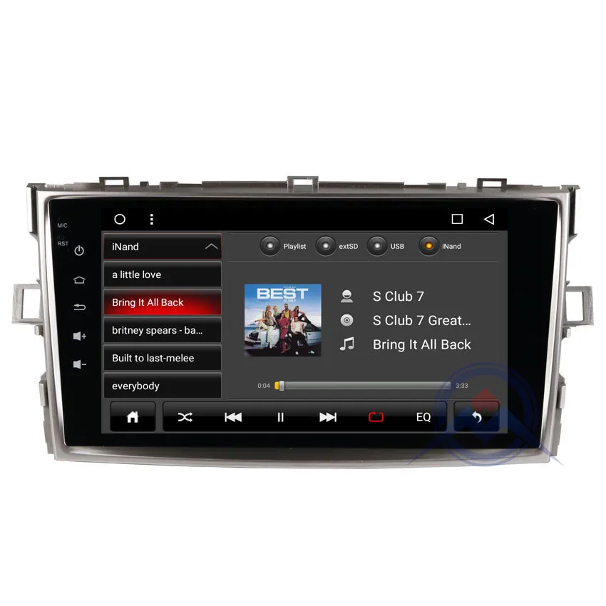 ZOHANAVI Восьмиядерный Android автомобильный Радио для Toyota Verso EZ 2007 2008 2009 2016