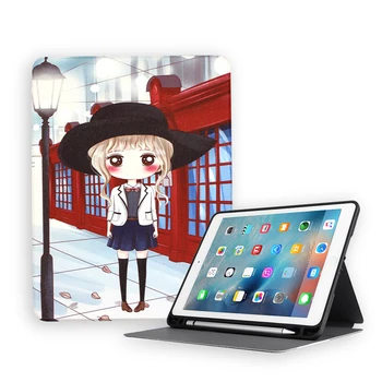 

iPad stand with pencil holder for iPad 7th Gen 10.2 for 5/6 th Gen iPad Air 1/2 for iPad Pro 10.5 Air 3 for iPad Mini 4/5 Coque
