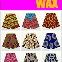 Африканская настоящая восковая ткань, восковая ткань, Анкара восковая печать, мягкая тонкая ткань, 6 ярдов, хлопок, швейная ткань для свадебного платья