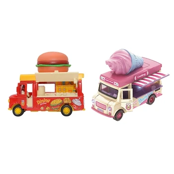 

Pull Back Car with Music Light and Openable Doors Induction Toy Truck