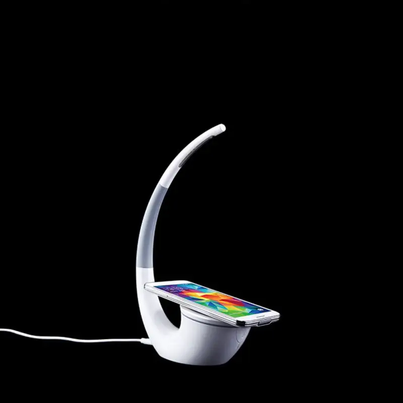 

Multifunction 2 In 1 LED Desk Lamp Wireless Charger Brightness Adjustable Night Light Charging Station For huawei xiaomi!
