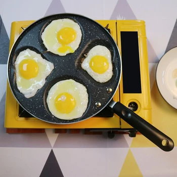 

3/4-hole Frying Pot Thickened Omelet Pan Non-stick Egg Pancake Steak Pan Cooking Egg Ham Pans Breakfast Grill Pans Cooking Pot