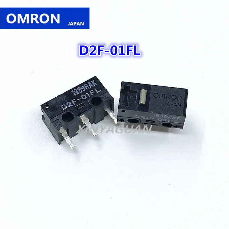 2 шт. OMRON мышь микро переключатель микропереключатель D2F 01FL подходит для Logitech G403 G520 G603 G703 G900 G903 IE3.0 D2FC F 7N 10 м/20