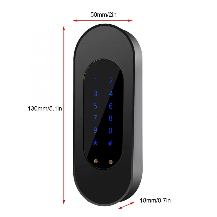 Электронная блокировка Bluetooth мониторинг в реальном времени Bluetooth приложение карта паролей сенсорный смарт-замок для шкафа