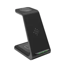3 в 1 10 Вт Беспроводное зарядное устройство зарядная станция для IPhone для samsung Galaxy Watch Buds Новинка
