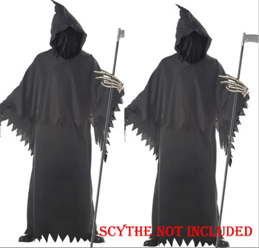Grim Reaper/страшная маска на Хэллоуин для мальчиков, карнавальный костюм, один размер, реквизит, модные товары для Хэллоуина, маскарад, страшный