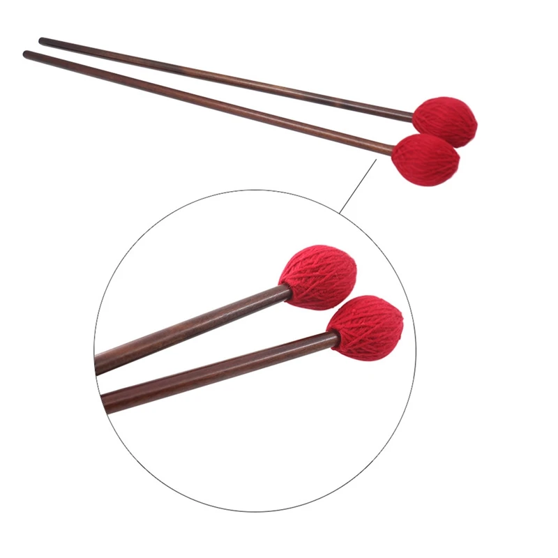Середина Marimba палка молоток ксилофон Glockenspiel молоток с ручки из бука ударный набор музыкальный инструмент Аксессуары Malle