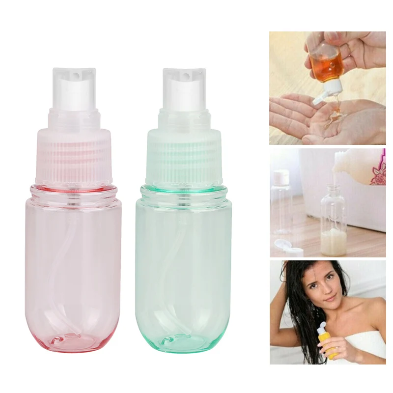 

40/60ml Transparent Empty Alcohol Gel Refillable Bottles Portable Hand Sanitizer Container Travel Empty Cream Bottle Containers