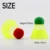 WELKIN 5pcs Mini Speed Super Nylon Rubber Ball head Бадминтон Воланы Отличная Стабильность Крытый Открытый Спорт Тренировочные Мячи