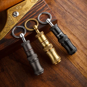 

LUBINSKI Luxury Detachable Cigar Punch Cutter With Buckle 7mm/9mm W/Key Ring Gift Box For COHIBA Cigars