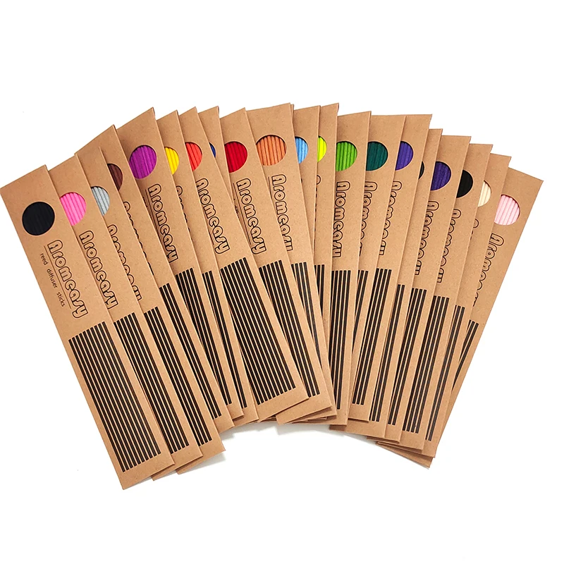 Description Picture 3 of item10pc 22cmx3mm Colored Reed Diffuser Replacement Stick DIY Handmade Home Decor Extra Thick Rattan Reed Oil Diffuser Refill Sticks
