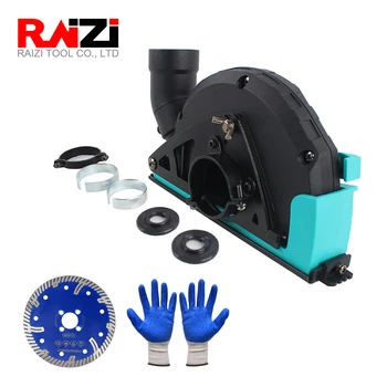 

Razi Angle Grinder Cutting Dust Shroud Kit With 125 mm Tile Granite Diamond Saw Blade Cover Tool Dust Collector Attachment