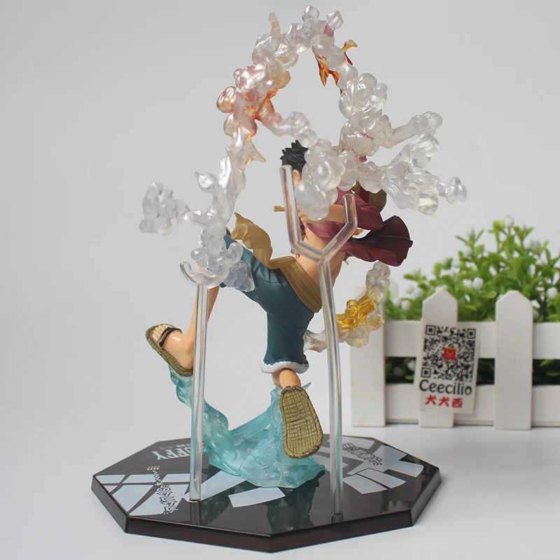 Аниме цельный кусок собирать фигуру Обезьяна D Luffy Zoro Sanji Battle Ver. ПВХ Модель Фигурки