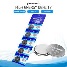 5 pçs nova bateria para panasonic cr2032 3v botão pilha moeda baterias para relógio de computador cr 2032 para brinquedos relógios