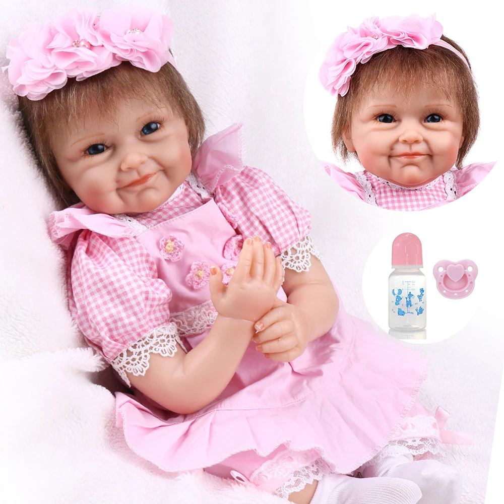 Оригинальные NPKDOLL, 22 дюйма, bebe reborn, мягкие силиконовые куклы для новорожденных, игрушки для девочек, reborn, для малышей, реалистичные, для детей, playmate, кукла, подарок