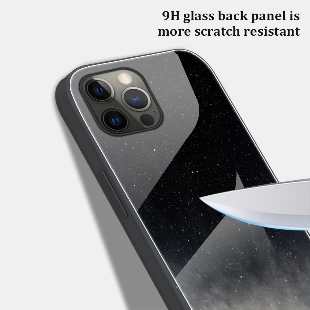 Ultra-Thin Clear Glass Case for iPhone