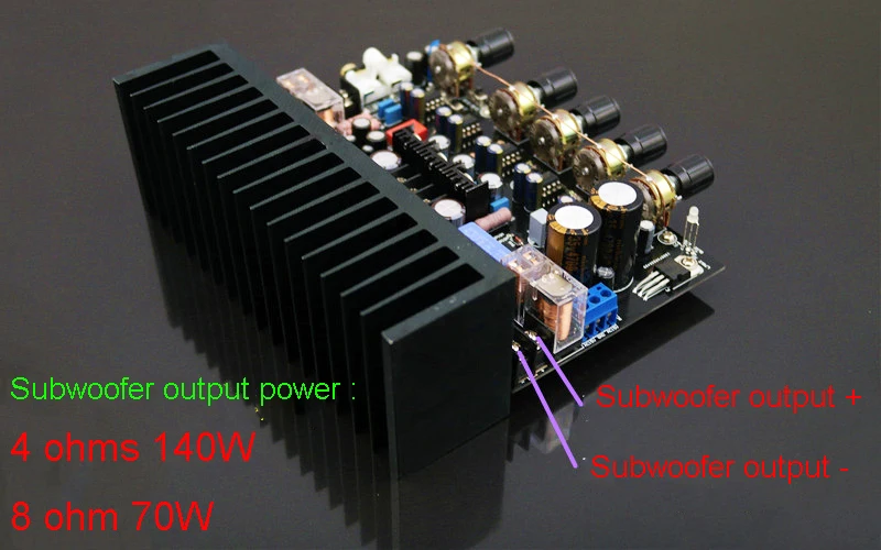 LM3886 IRS2092 цифровой усилитель мощности плата 2,1 каналов DIY/готовая Плата усилителя UPC1237 схема защиты динамика