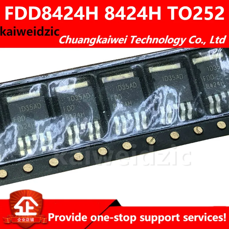 FDD8424H 8424H TO 252 MOS FET n / P канал 20A/40В SMT Триод интегральная схема электронные