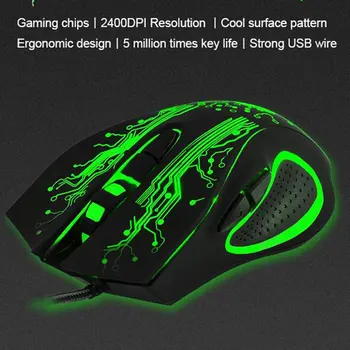 

X9 LED Optical Mouse 6 Buttons USB Wired Gaming Mouse for Computer Professional Gamer Mouse for PC Laptop Plug and Play