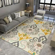 В деревенском стиле с цветочным принтом ковры для дома спальни гостиной Нескользящие кухонные Половики прикроватные para sala alfombra