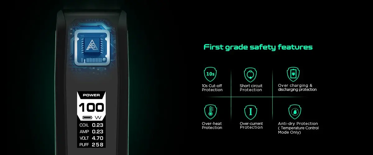 Vape мод Geekvape Aegis Squonk Mod 100 Вт TC коробка питание от 18650 батарей 10 мл бутылка подходит Tengu RDA VS GeekVape Athena Vapor
