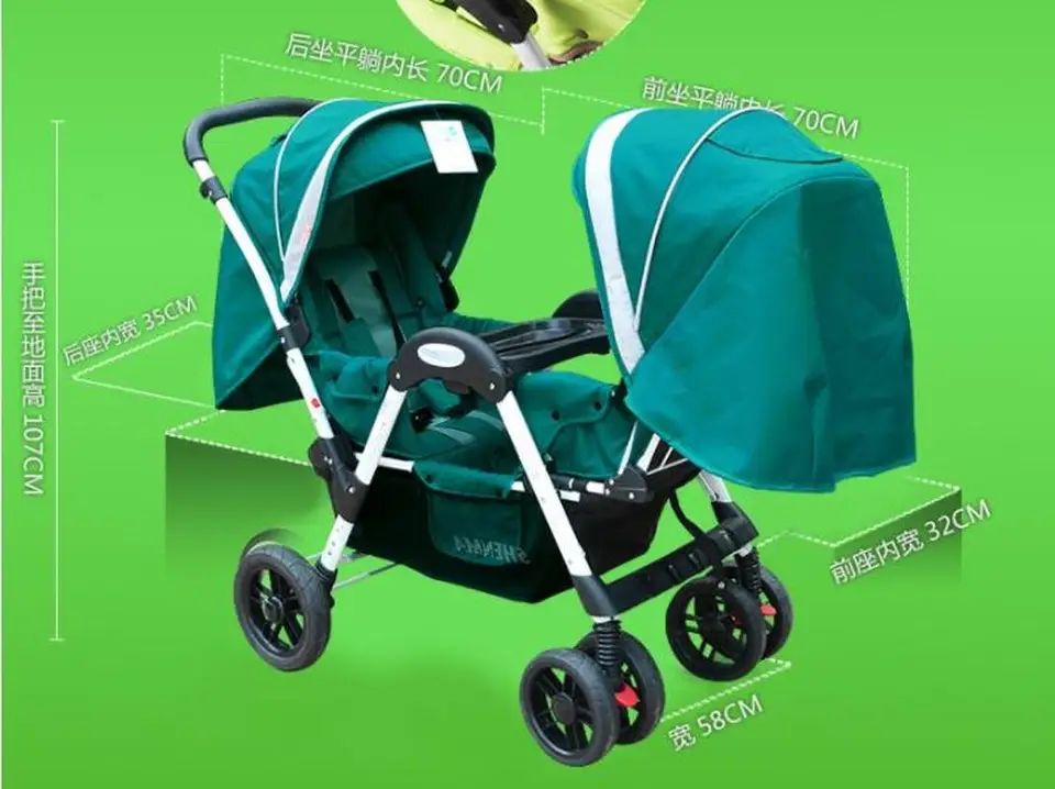 costway face to face double stroller