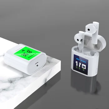 

Plus Wireless Charging Bluetooth Earphones Can Measure Body Temperature Surround Stereo Smart And Intelligent Control Portable