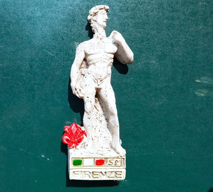 

Italy Florence City Hall David Sculpture German Piano Composer Beethoven Magnetic Fridge Magnet