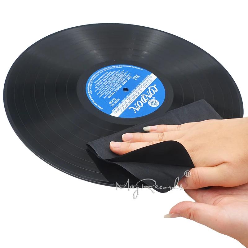 5PC Anti-static Microfiber Cleaning Cloth Record Cleaning Anti-Static Cloth Cleaner For Vinyl Record LP Turntable Phonograph vinyl record cleaning cloth