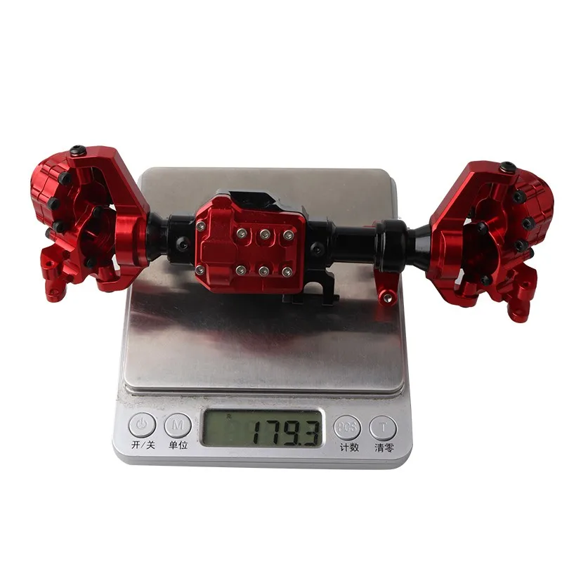 TRX4 алюминиевый корпус передней и задней портальной оси для 1/10 RC Гусеничный автомобиль Traxxas TRX-4 осями Запчасти для обновления