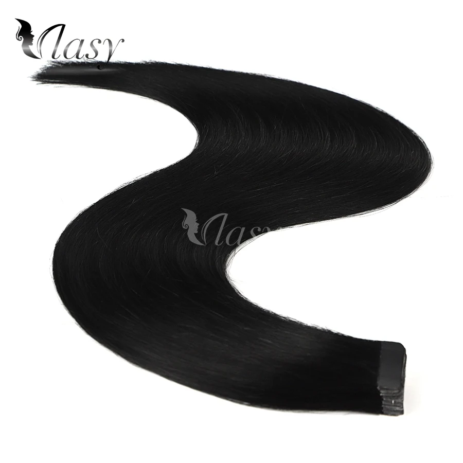 Vlasy 20 ''прямые 100% натуральные человеческие волосы Remy двойной натянутый невидимый бесшовный роскошный