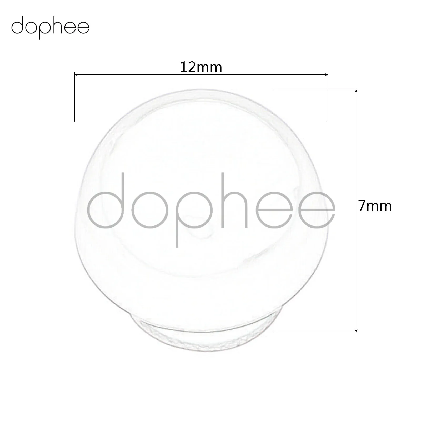 Dophee 10 шт. плакировка из гальванического сплава купол заклепка в форме гриба