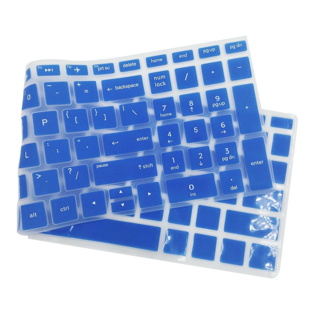 Hight Quality Notebook Keyboard Stickers Skin Cover Keycaps for HP 15.6''BF Laptop soft Silicone-2