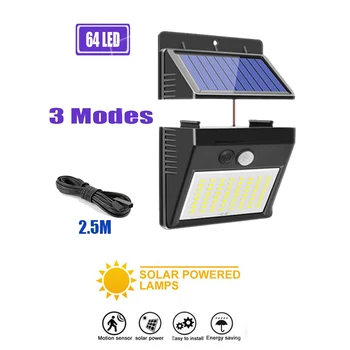 

Solar Light 64/30 LED Portable Solar Energy Lamp Waterproof Home Yard Outdoor Lighting Led Solar Garden Light Pathway Wall Lamps