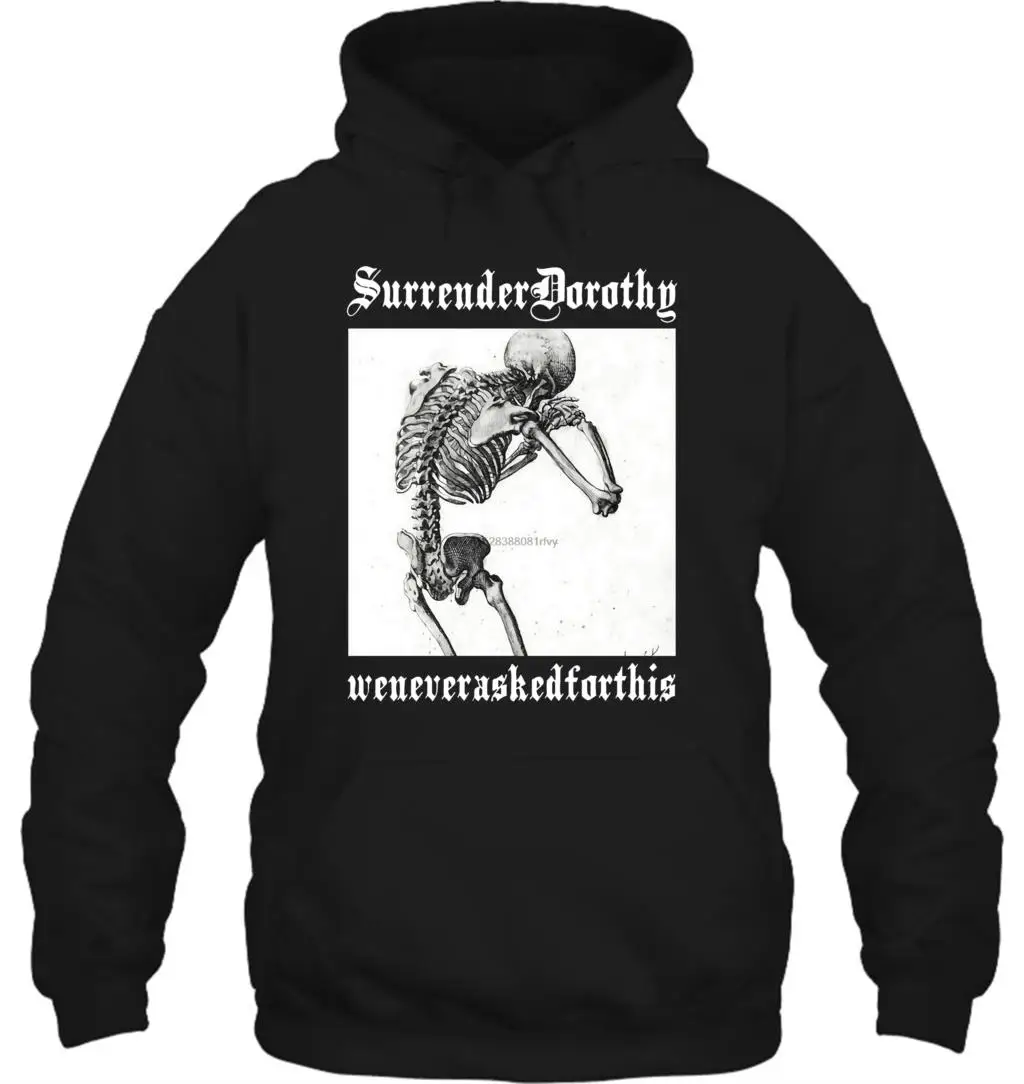 Мужская толстовка с капюшоном Bones Team Sesh Surrender, официальная черная рубашка с перепринтом Sz S XXL, женская уличная одежда